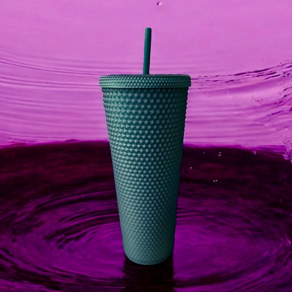 *SOLD* Starbucks Studded Dark Green Jelly Venti Tumbler - Picture 3 of 4